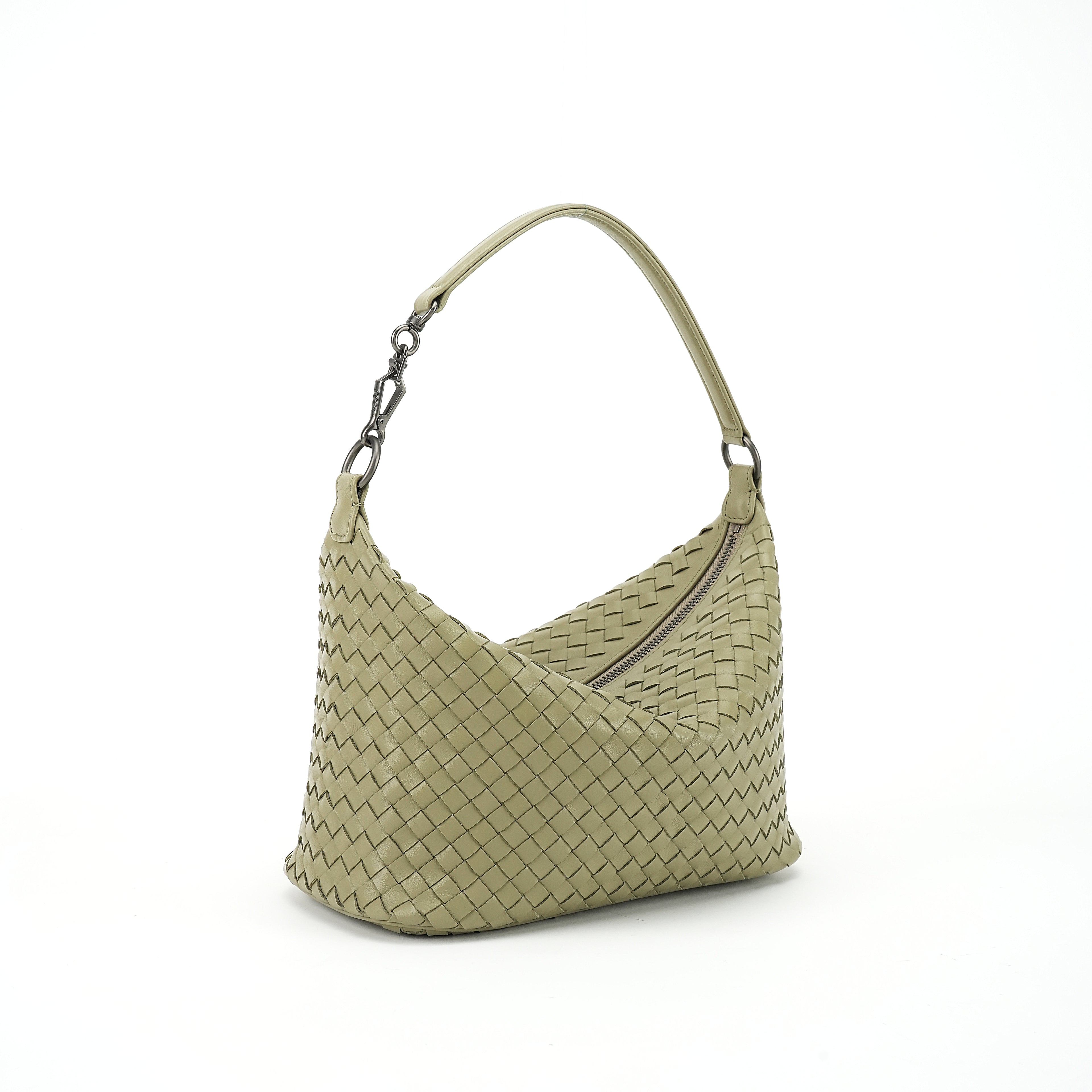 Lambskin Women Shoulder Bag Luxury Woven Bag