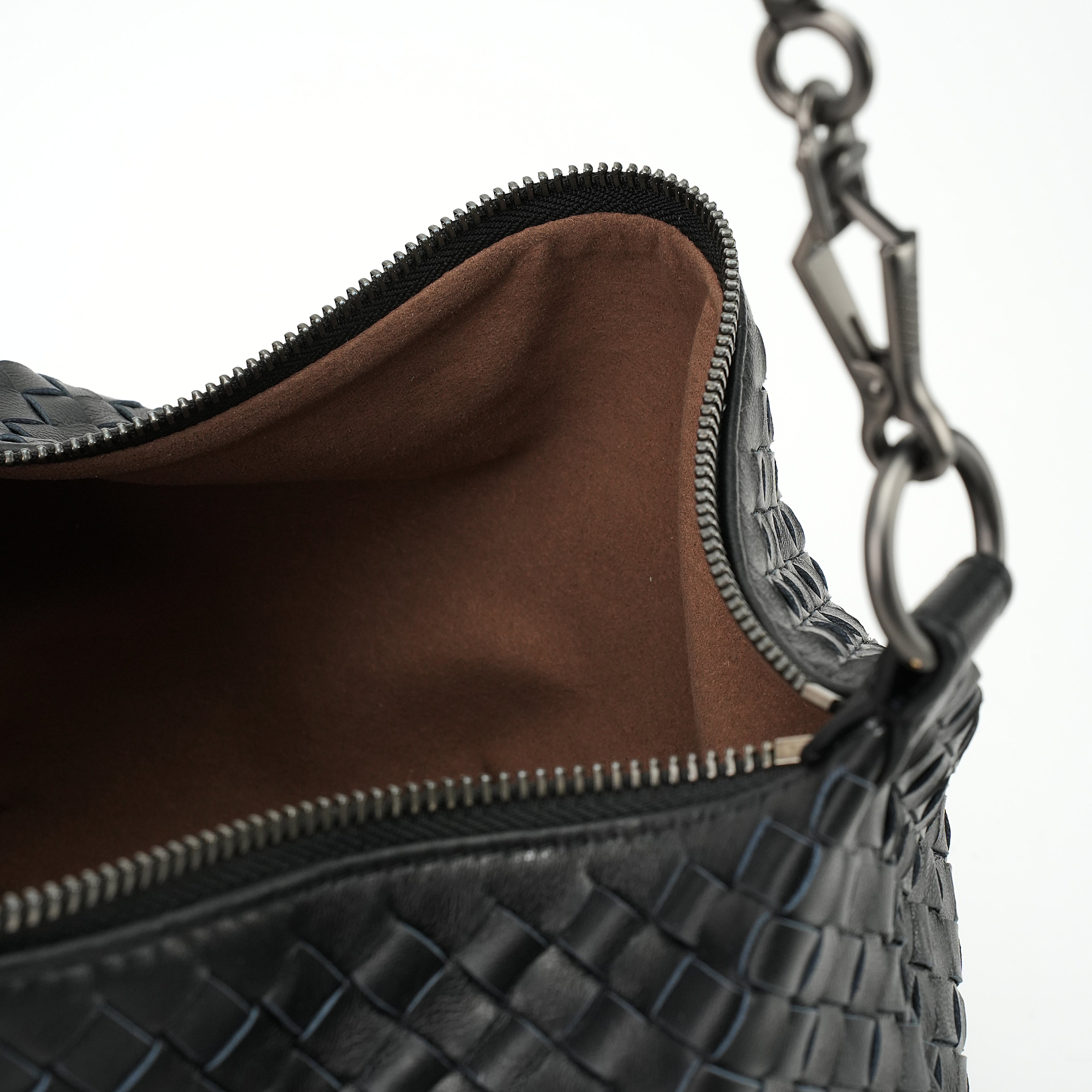 Lambskin Women Shoulder Bag Luxury Woven Bag