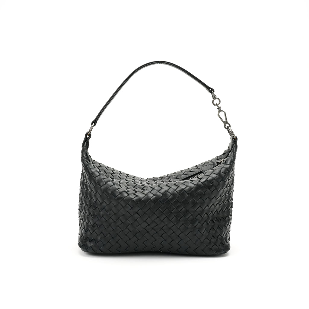 Lambskin Women Shoulder Bag Luxury Woven Bag