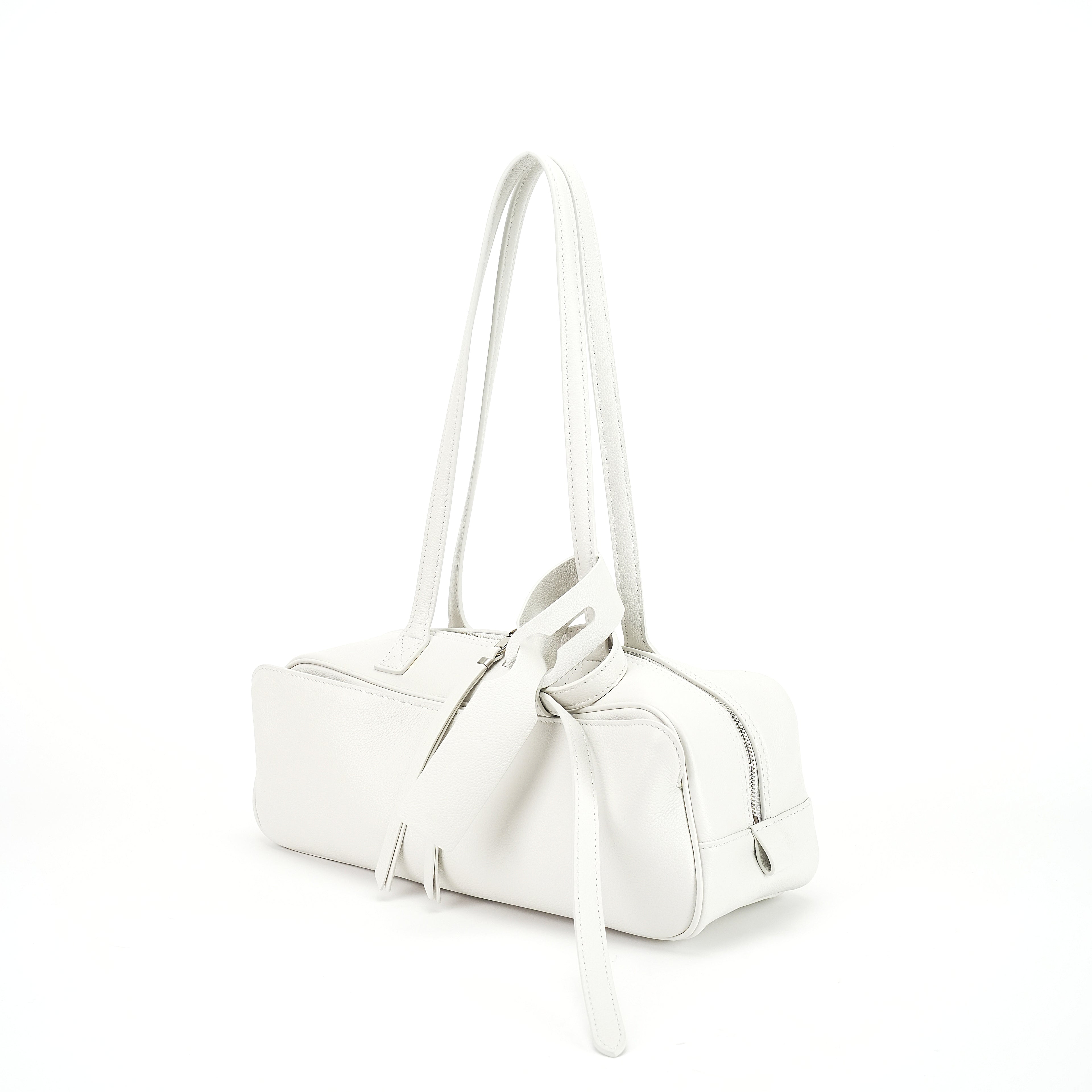 Top Layer Cowhide Commute Bag Under Arm Bowling Bag