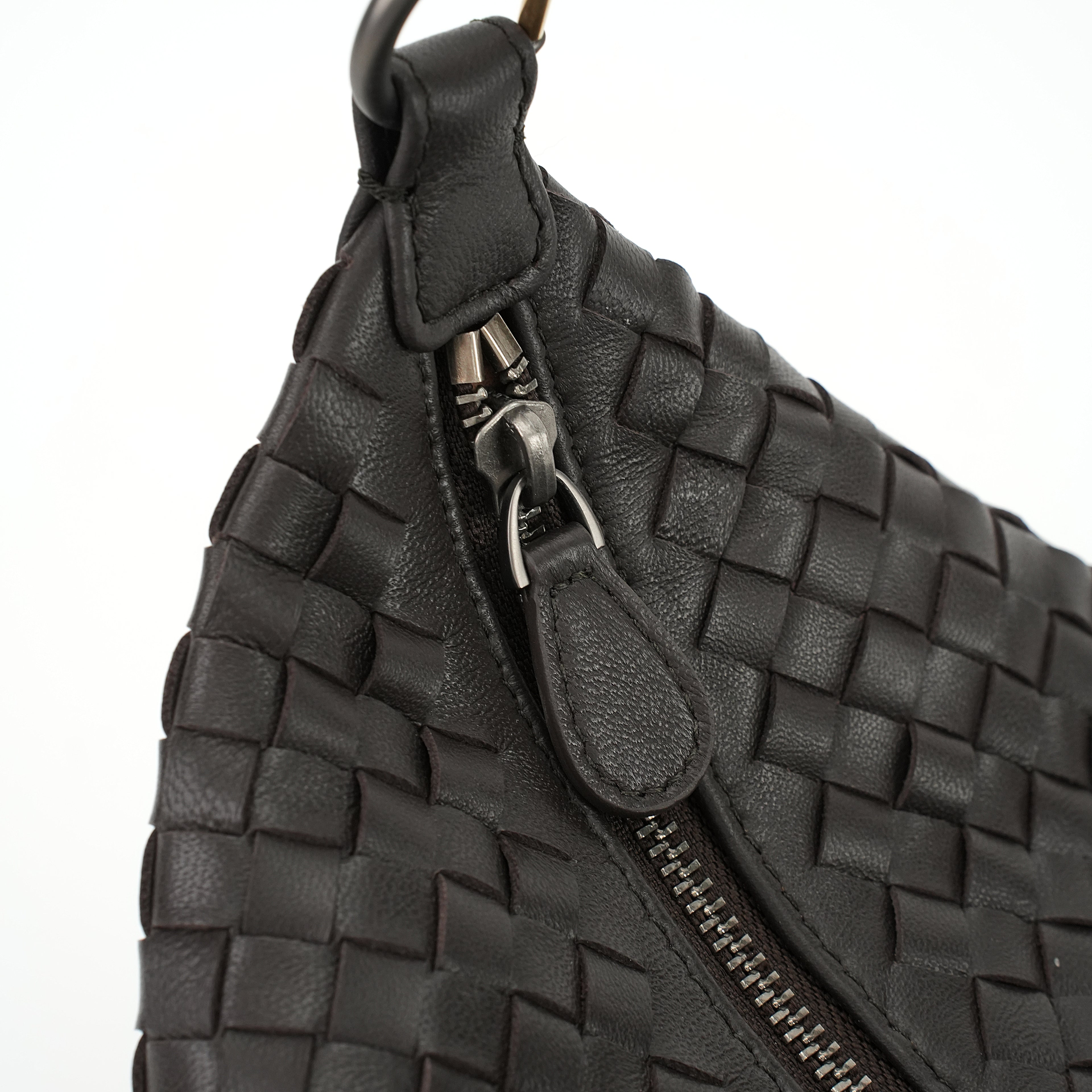 Lambskin Women Shoulder Bag Luxury Woven Bag