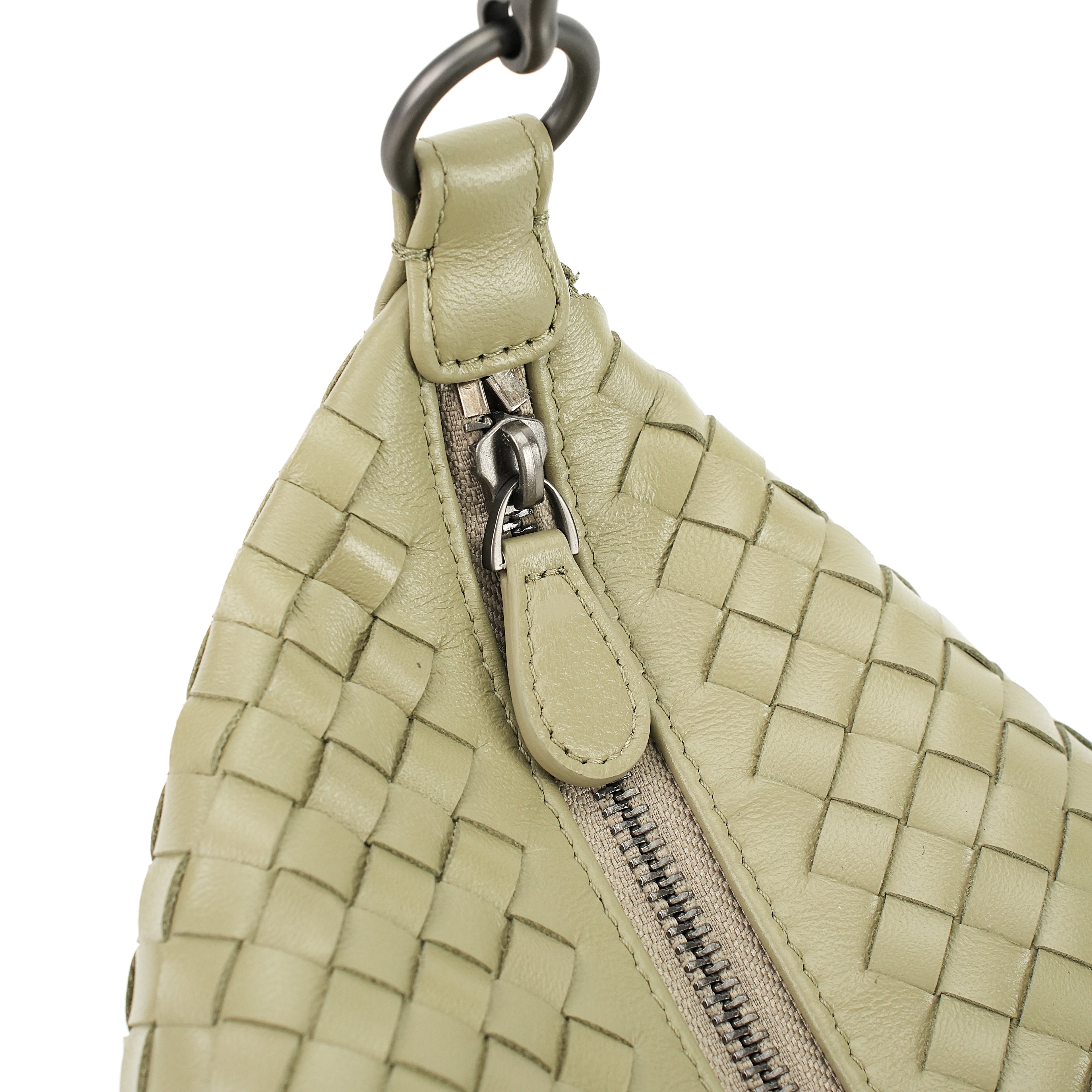 Lambskin Women Shoulder Bag Luxury Woven Bag