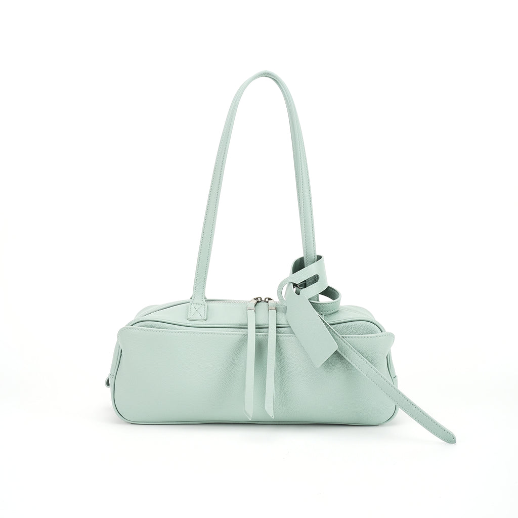 Top Layer Cowhide Commute Bag Under Arm Bowling Bag