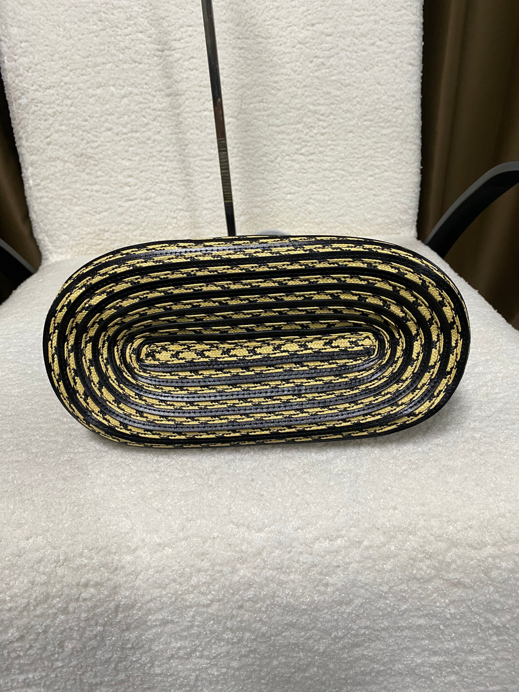 Artisan handmade woven bucket tote