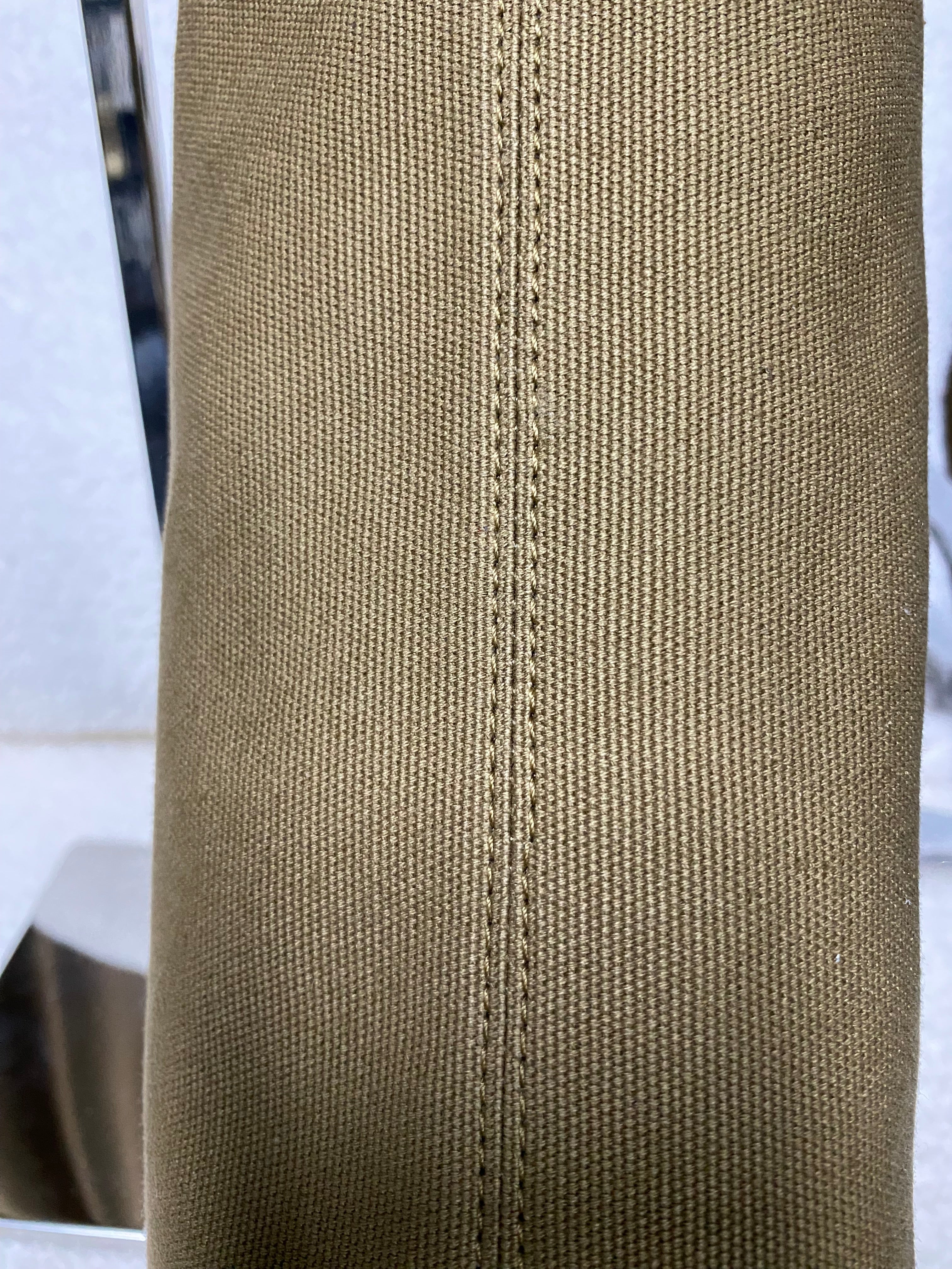 Canvas & Lambskin Minimalist Lightweight Commuter Tote