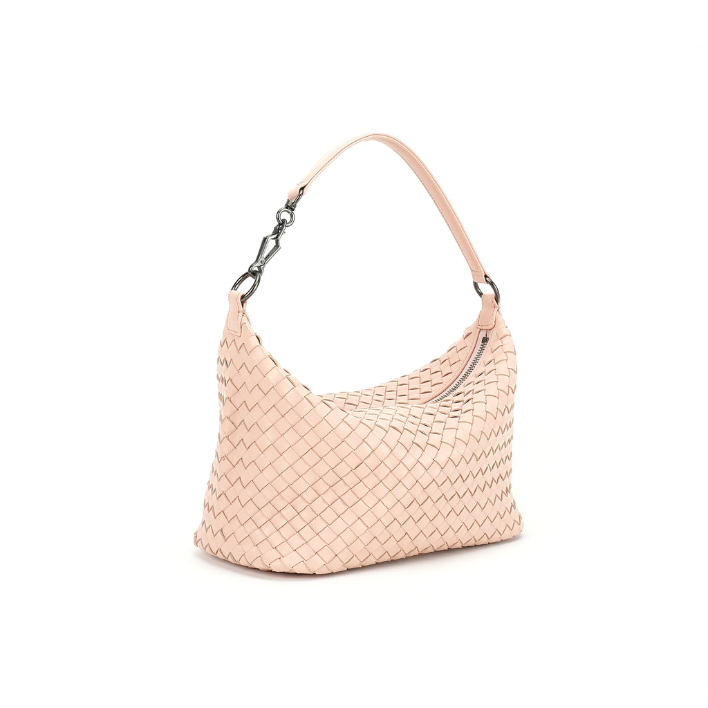 Lambskin Women Shoulder Bag Luxury Woven Bag