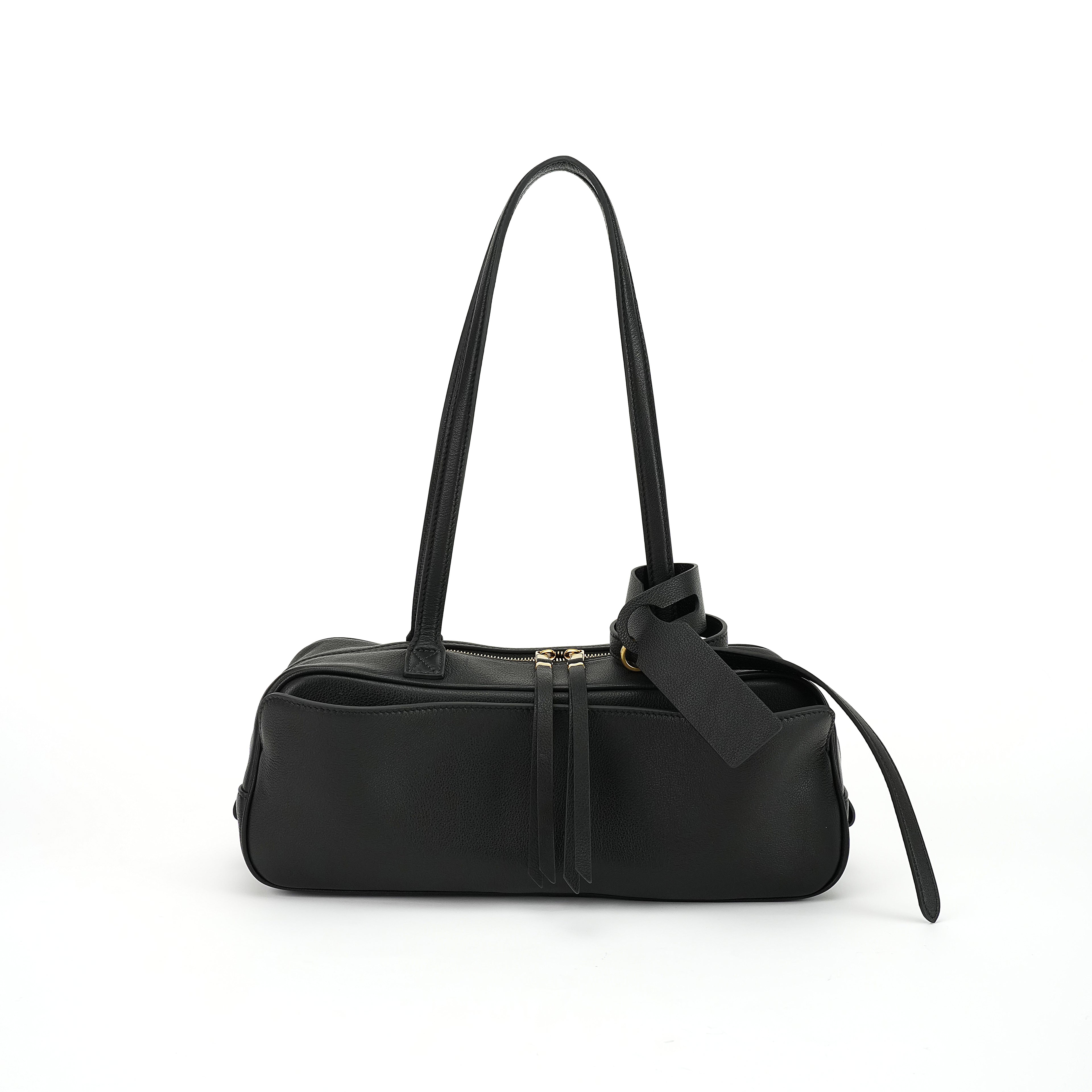 Top Layer Cowhide Commute Bag Under Arm Bowling Bag