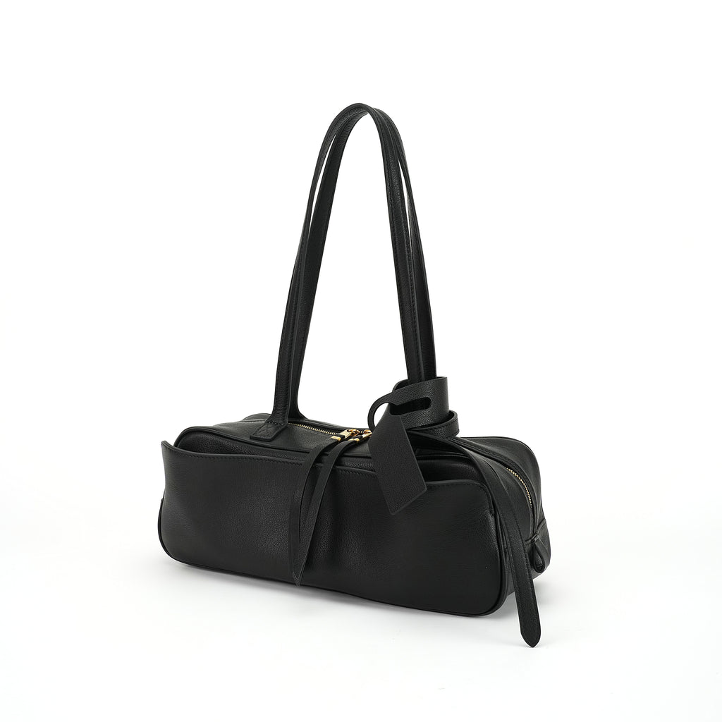 Top Layer Cowhide Commute Bag Under Arm Bowling Bag