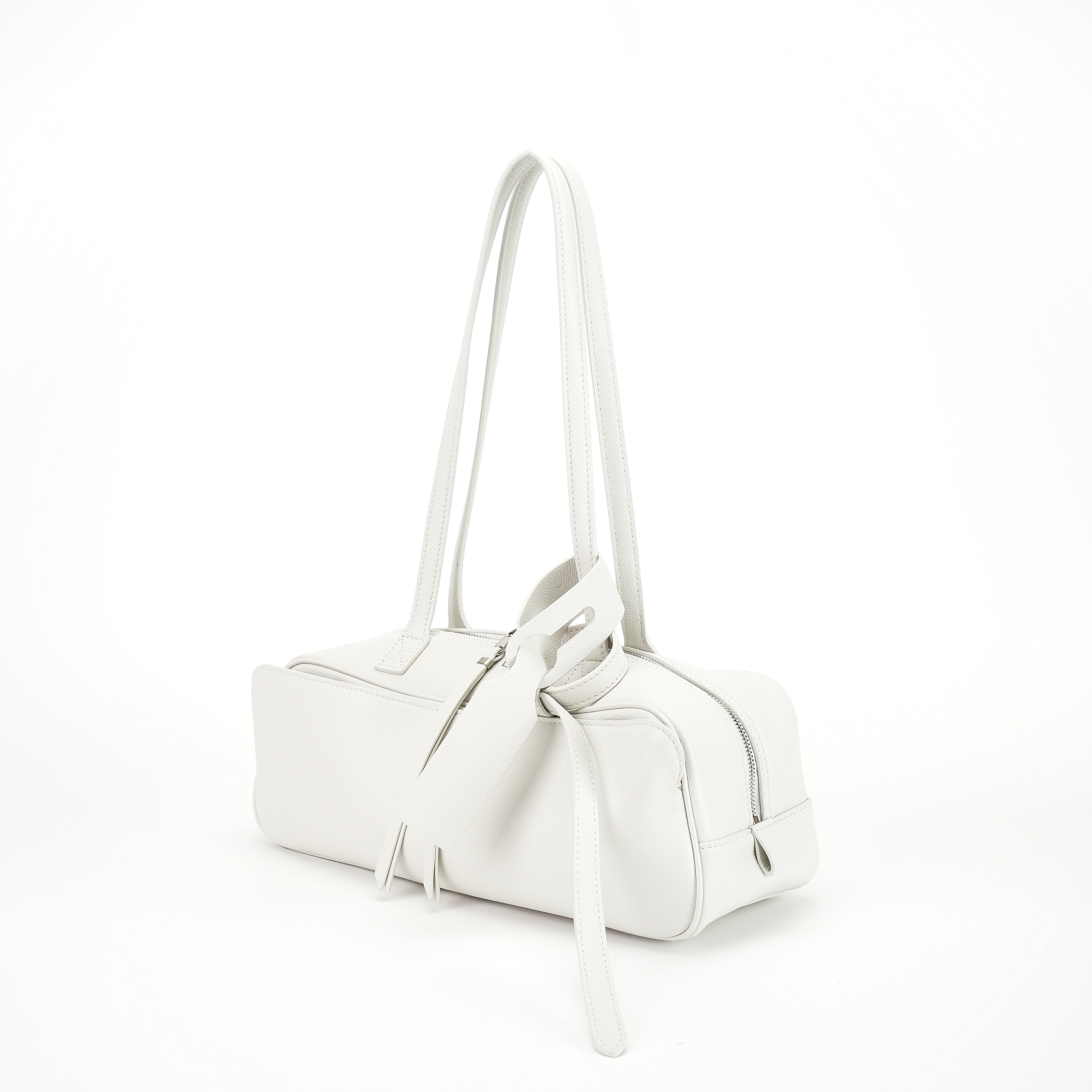 Top Layer Cowhide Commute Bag Under Arm Bowling Bag