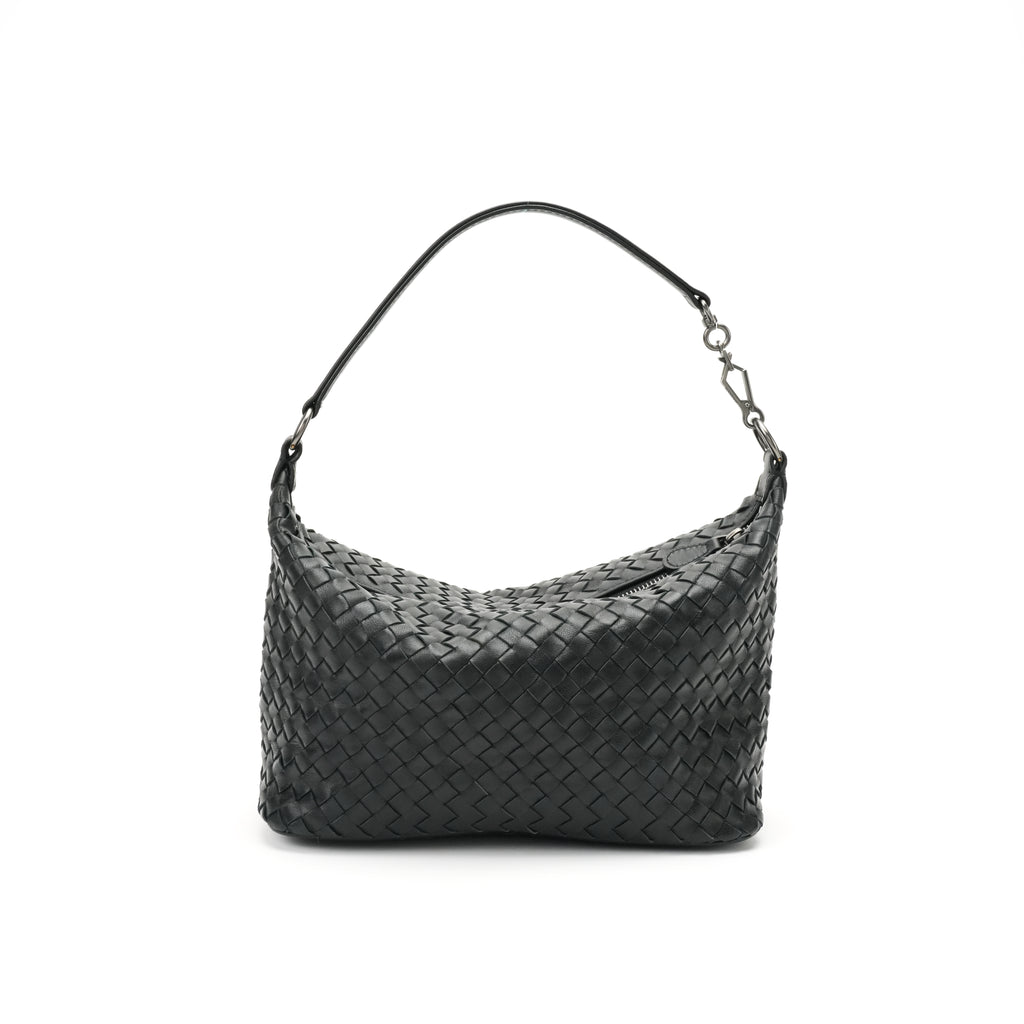 Lambskin Women Shoulder Bag Luxury Woven Bag